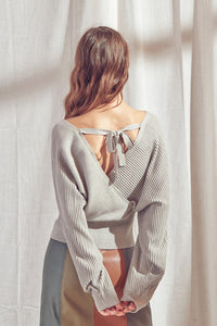 Miss Austen Ribbed Knit Top