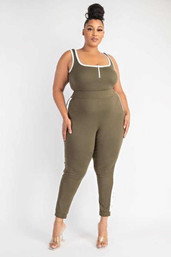 Work It Girl 2-Piece Bodysuit and Jogger Set